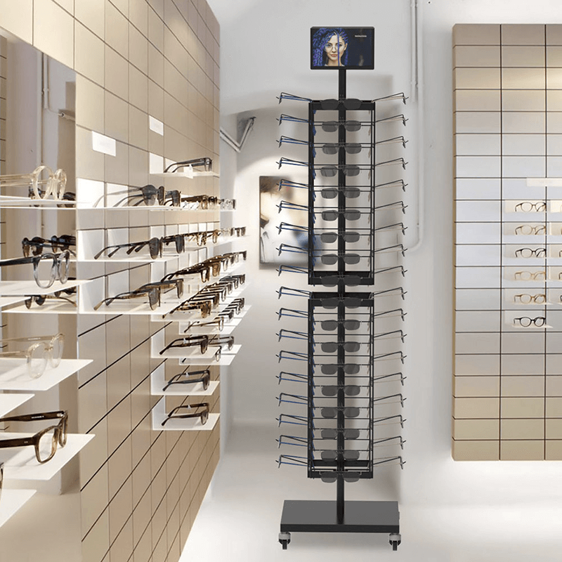 Optical store glasses display stand